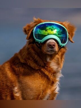 Rex Specs Dog Goggles Size Small S UV Protection + Extra Lens